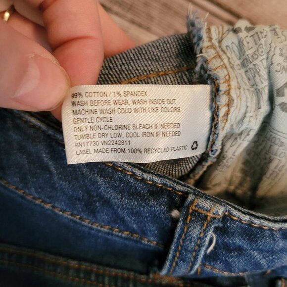 Wild Fable Rhinestone embellished all over high rise skinny jeans size 4s - Picture 6 of 9